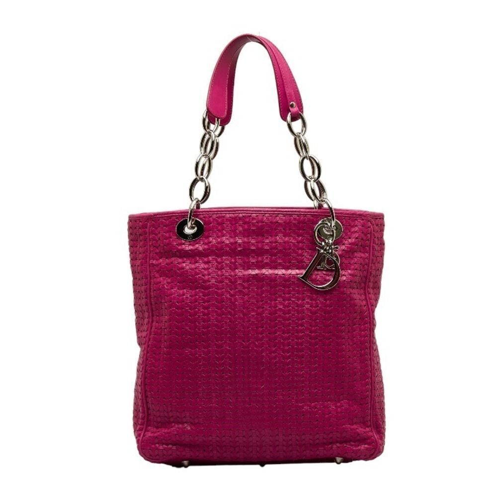 Dior Lovely Lady Dior Woven Leather Handbag - Picture 2 of 10